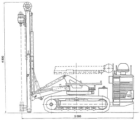 Wiertnica gąsiennicowa WG-25